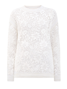 Джемпер-oversize из хлопковой пряжи макраме Ermanno Scervino