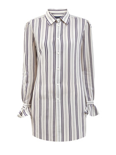 Блуза из струящейся ткани с принтом в полоску Polo Ralph Lauren