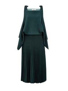 Платье из двухслойного джерси с рукавами-кимоно Valentino