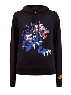 Худи KENZO x KANSAIYAMAMOTO с принтом Three Tigers