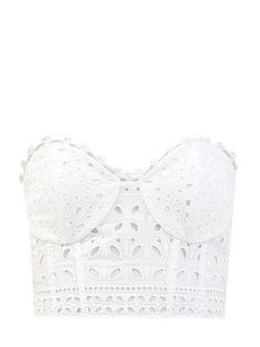 Ажурное бюстье из кружева broderie anglaise Charo Ruiz Ibiza
