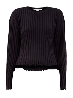 Пуловер из шерстяной пряжи в фактурный рубчик Stella Mc Cartney