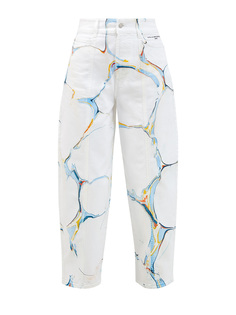 Укороченные джинсы из хлопкового денима COREVA® Stella Mc Cartney