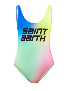Слитный купальный костюм с градиентным принтом MC2 Saint Barth