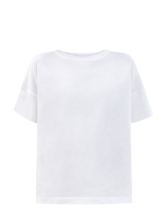 Монохромная футболка oversize с логотипом на спинке Karl Lagerfeld