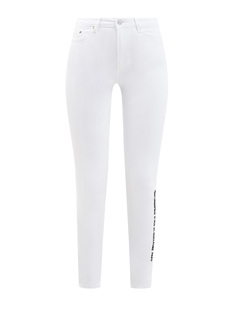Белые джинсы-skinny с принтом Rue St-Guillaume Karl Lagerfeld