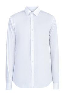 Белая рубашка кроя строго по фигуре Slim Fit из эластичного поплина Xacus