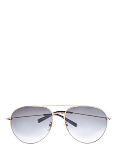 Очки в тонкой металлической оправе «авиатор» Givenchy (Sunglasses)