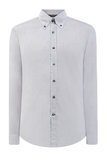 Рубашка из дышащего хлопка с отложным воротником button-down Brunello Cucinelli