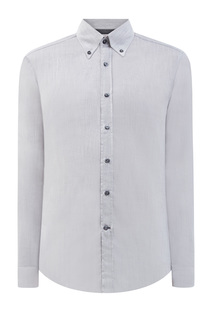 Рубашка из дышащего хлопка с отложным воротником button-down Brunello Cucinelli