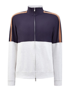 Толстовка из хлопка и нейлона из линии Travelwear Brunello Cucinelli