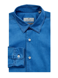 Рубашка в стиле casual из эластичного хлопка Canali