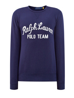 Базовый свитшот с контрастным вышитым логотипом Polo Ralph Lauren