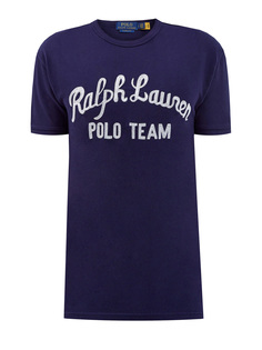 Футболка из фактурного хлопка с объемной вышивкой Polo Ralph Lauren