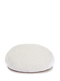 Светлая кепка-коппола из дышащей льняной ткани Eleventy