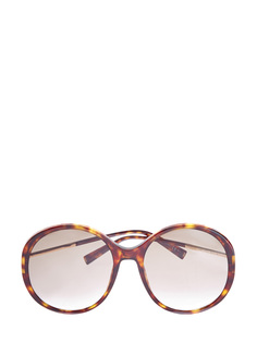 Очки в круглой оправе с внутренним черепаховым принтом Givenchy (Sunglasses)