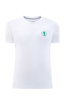 Хлопковая футболка из джерси с аппликацией Soccer Bikkembergs