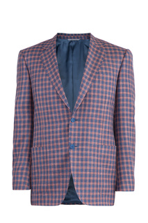 Блейзер с накладными карманами в стиле casual Canali