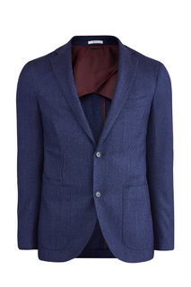 Пиджак в неаполитанском стиле из шерсти и шелка Luciano Barbera