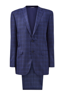 Костюм из шерстяной ткани Stretch в клетку Canali