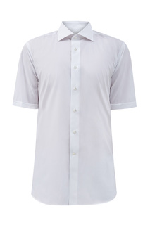 Рубашка с короткими рукавами из хлопка Impeccabile Canali