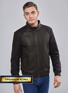 Кожаная куртка мужская 03, КАЛЯЕВ