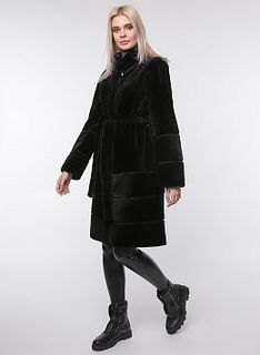 Шуба из нутрии Диор 01, КАЛЯЕВ