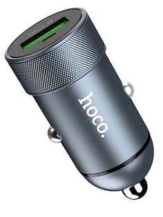 Зарядное устройство Hoco Z32 Speed Up USB QC3.0 Grey