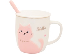 Кружка Эврика Стильные котики №3 410ml 30220