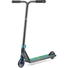 Трюковый самокат Fox V-tech 01 black/neo-blue 2021