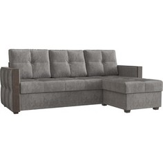 Диван угловой Смарт Валенсия 4 дельфин Smart