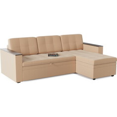 Диван угловой Смарт Атланта (Атлантик) Beige без стола дельфин Smart