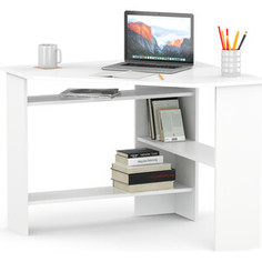 Стол компьютерный СОКОЛ КСТ-02 белый