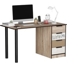 Смарт Стол письменный с двумя опорами Маша и Медведь Loft Smart