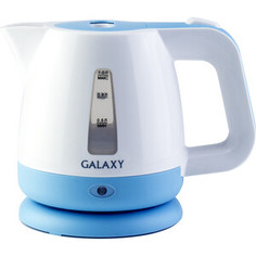 Чайник электрический GALAXY GL0223, белый/голубой