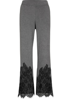Брюки с кружевом из экологичной вискозы Bonprix
