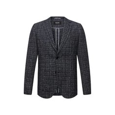 Пиджак из шерсти и хлопка BOSS
