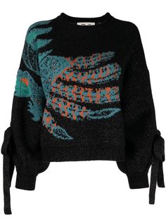 DVF Diane von Furstenberg шерстяной джемпер вязки интарсия