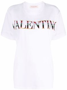 Valentino футболка с логотипом