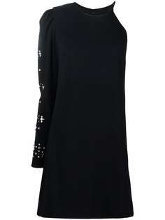 Pinko платье на одно плечо с заклепками