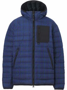 Burberry пуховик в клетку
