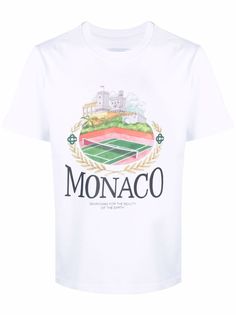 Casablanca футболка с графичным принтом