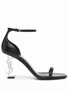 Saint Laurent босоножки Opyum с квадратным носком