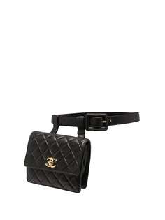 Chanel Pre-Owned поясная сумка 1990-го года с логотипом CC