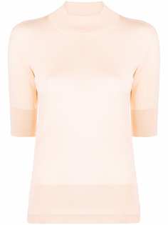 Jil Sander трикотажный топ с короткими рукавами