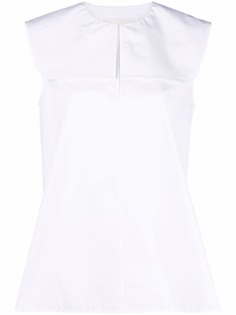 Jil Sander блузка без рукавов
