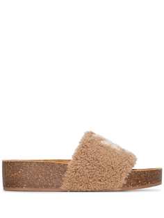 Tory Burch сандалии с логотипом Double T