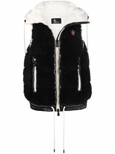 Moncler faux-fur padded gilet
