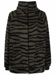 adidas by Stella McCartney флисовая куртка с зебровым принтом