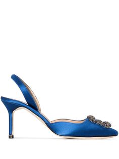 Manolo Blahnik туфли Hangisi 70 с ремешком на пятке